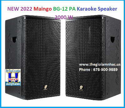 + New 2022 Maingo BG-12 PA Karaoke Speaker (2000W)